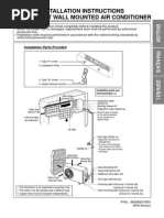 Installation Instructions Single Split Wall Mounted Air Conditioner