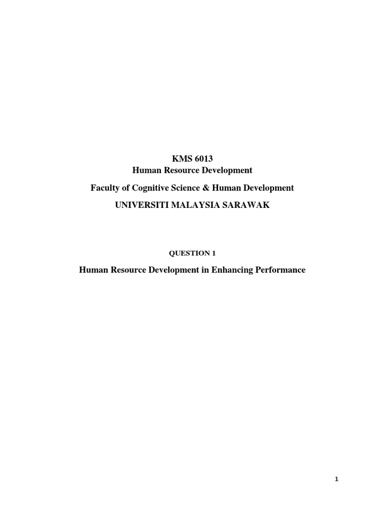HR1 | PDF | Organization Development | Employment