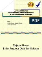 presentasi laporan pkpa bbpom