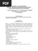 Metodologie desfasurare examen asistent medical