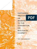 Cartagena-protocol-En - Biologica Diversity Protocol