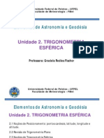 Trigonometria Esférica e Coordenadas Geográficas