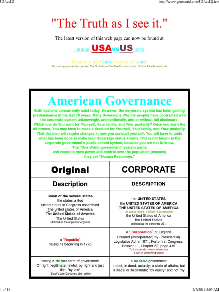 USA Vs US | PDF | United States Mint | United States Dollar