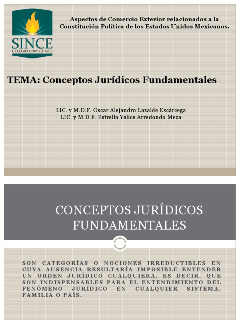 EXPO 1 CONCEPTOS JURÍDICOS FUNDAMENTALES.pptx Estado