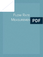 Flow Rate Measurement PDF