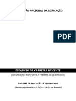 Estatuto Da Carreira Docente