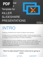 The Essential PowerPoint Template for Killer SlideShare Presentations
