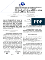 Design of QSD Number System Addition using  Delayed Addition Technique