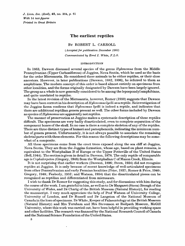 Zoological Journal Of The Linnean Society Tpico Journal