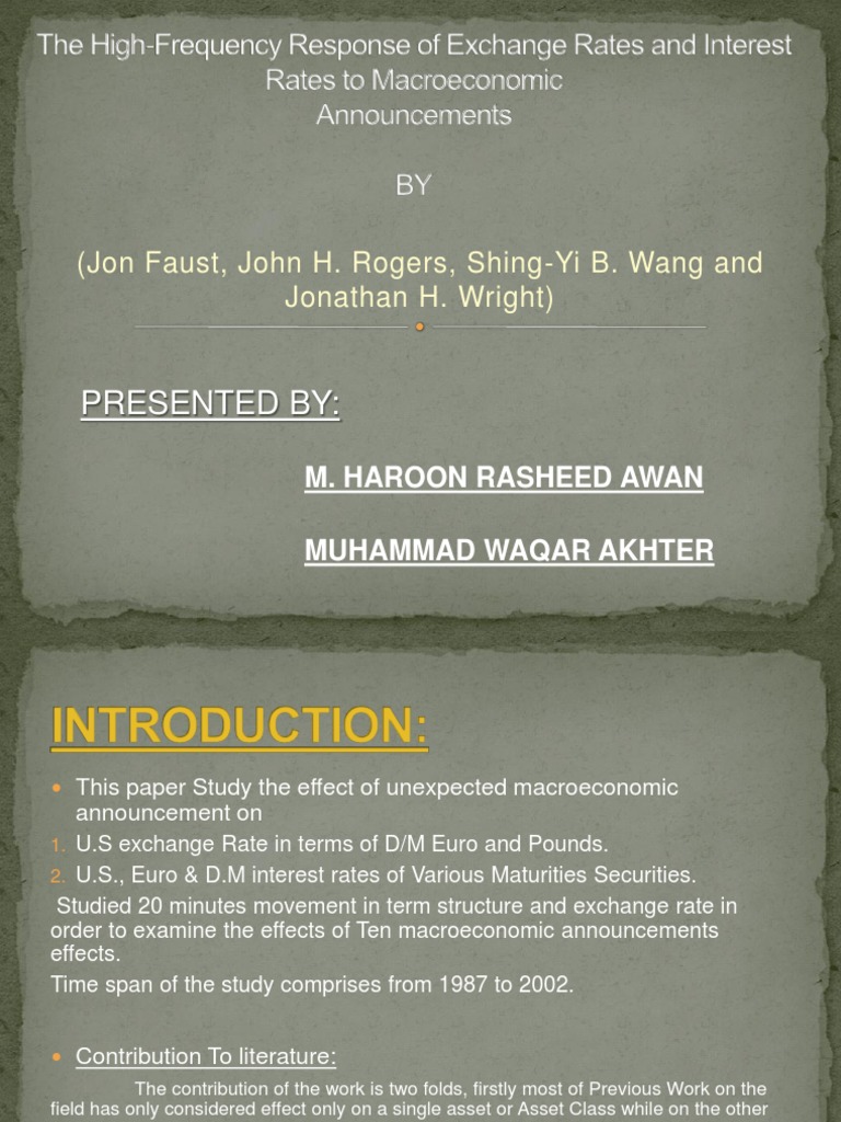 Presentation I.F PDF Taylor Rule Inflation Targeting