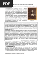 Unidade 3. Restauración e nacionalismos