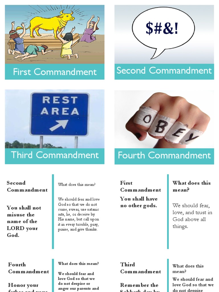 Understanding the Four Commandments | PDF
