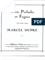 Dupre 3 Preludes and Fugues Organ PDF