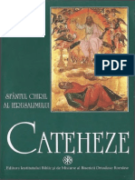 Sfantul Chiril Al Ierusalimului Cateheze PDF