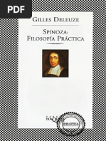 Deleuze-  Spinoza filosofía practica 