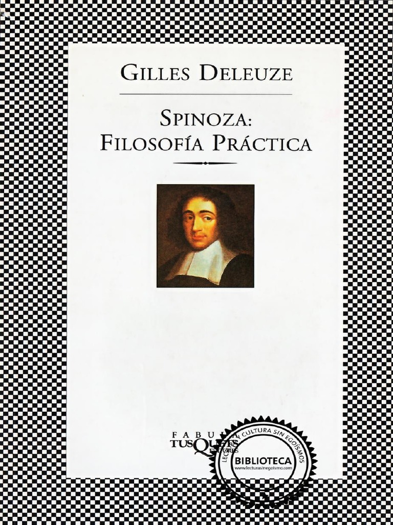Deleuze Spinoza Filosof a Practica