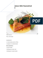 Sous Vide Salmon With Passionfruit Buerre Blanc.rtf