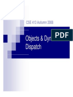 Objects & Dynamic Dispatch: CSE 413 Autumn 2008