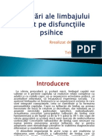 Tulburări Ale Limbajului Bazat Pe Disfuncţiile Psihice