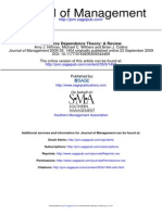 Resource Dependence Theory REVIEW 2009