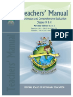 CBSE Assessment CCE - Manual