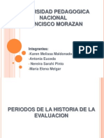 Periodos de La Historia de La Evaluacion