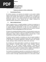 Trastornos Ansiosos en Niños y Adolecentes