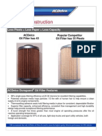 Oil Filter Construction and Oil Filter Failure Examples