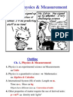Ch. 1, Physics & Measurement