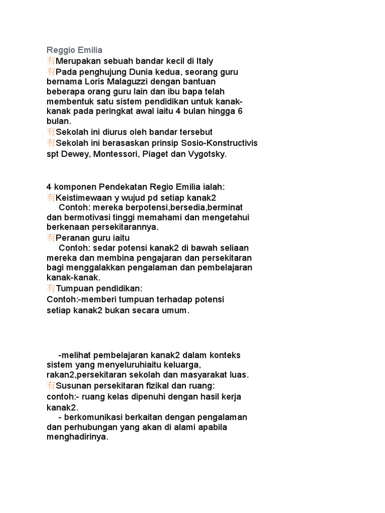 Reggio Emilia Pdf