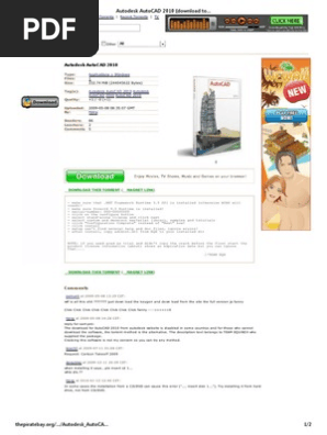 Torrent autocad 2010 for mac os