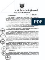 r. Sg- 2070-2014 Normas y Procedimientos Para Contratación de Profesores de Educación Física El 2015.