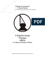 Formulario de Inscripcion... ARPA