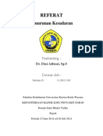 Referat Penurunan Kesadaran