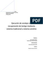 Ejecución de Sondaje Con Recuperación de Testigos Mediante Sistema Tradicional y Sistema Wireline (1) (1)