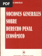 Nociones Generales Sobre Derecho Penal Economico - Ventura Gonzalez