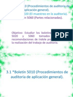 Estudio de boletines de auditoría