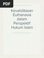 Kevaliditasan Euthanasia dalam Perspektif Hukum Islam