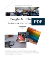 Douglas M. Uhlman Portfolio 2014 and 2015 School Year