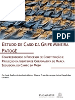 Estudo de Caso Da Grife Mineira Patogê