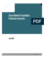 Cisco Network Foundation Protection Overview