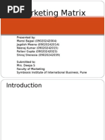 Download Marketing Matrix by Dr Shiraj Sherasia SN24673633 doc pdf