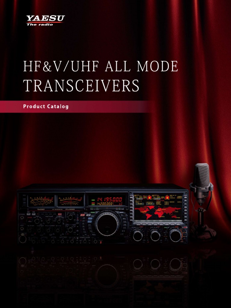 Catalogo Yaesu HF, VHF, Uhf, Todos Los Modos | PDF