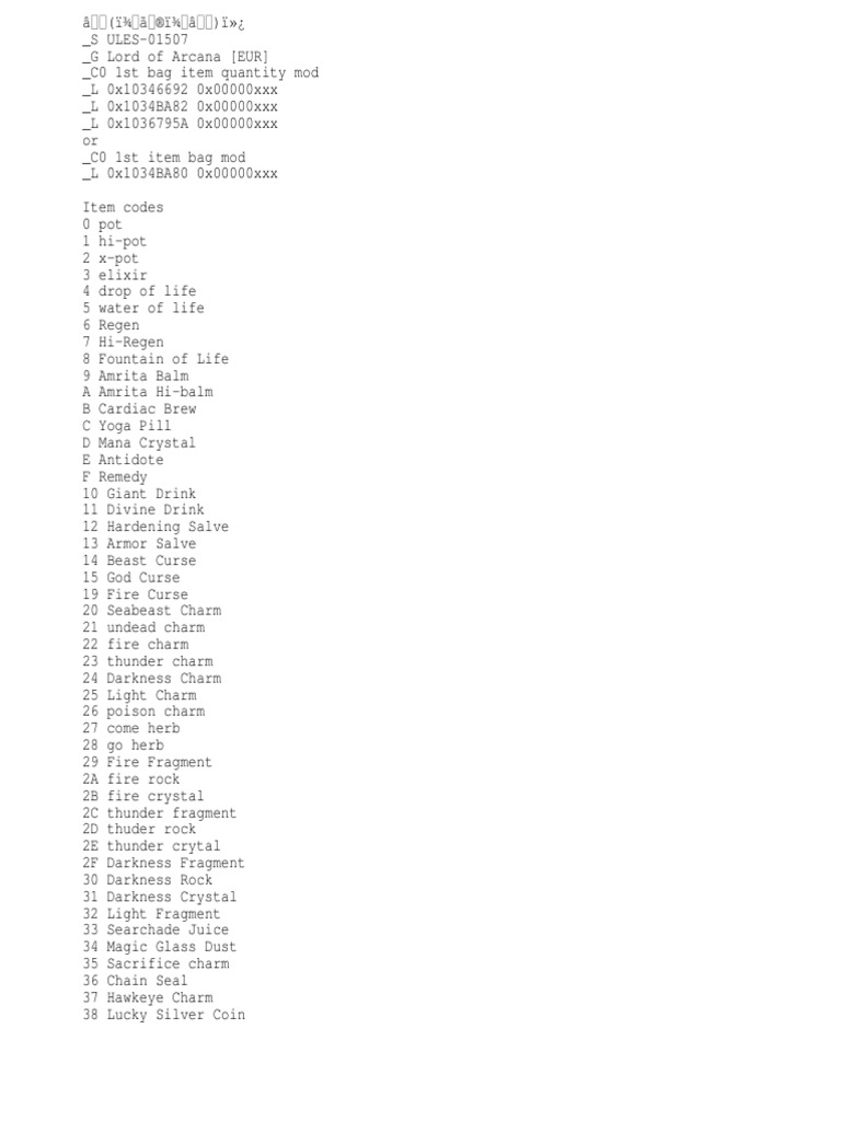 CW Cheats | PDF | Nature