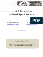 T9. Trust and Reputation in Multi-Agent Systems