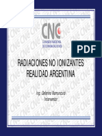 23.-Radiaciones No Ionizantes Realidad en Argentina
