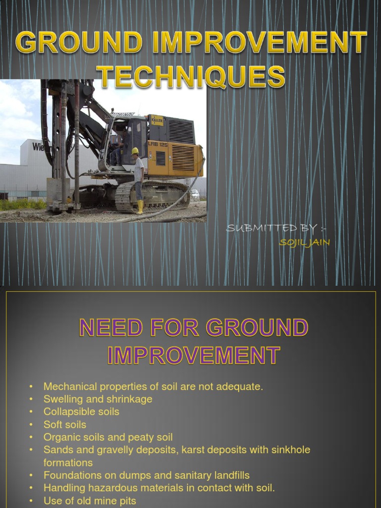 Ground Improvement Techniques Overview | PDF | Fly Ash | Soil