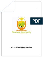 Landline Telephone Usage Policy-New 16/11/14