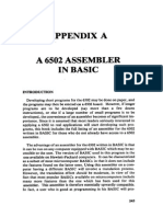 6502 Assembler written in  Basic