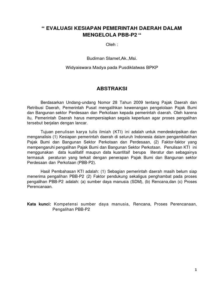 Kti Pbb P2 Biasa